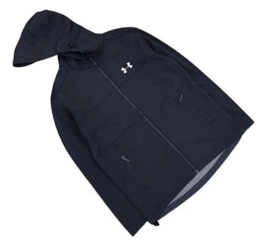 Apex Shield Hooded Jacket - Navy Black