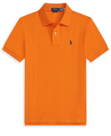 Heritage Crest Polo Shirt - Orange Front