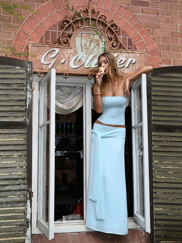 Floral Chiffon Wrap Maxi Dress