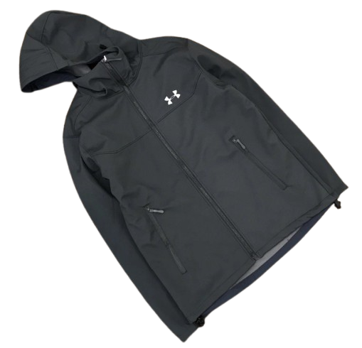 Apex Shield Hooded Jacket - Navy Black