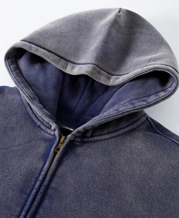 Graphic Heavyweight Zipped Hoodie