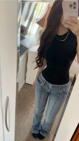 Sleek Flow Flare Jeans