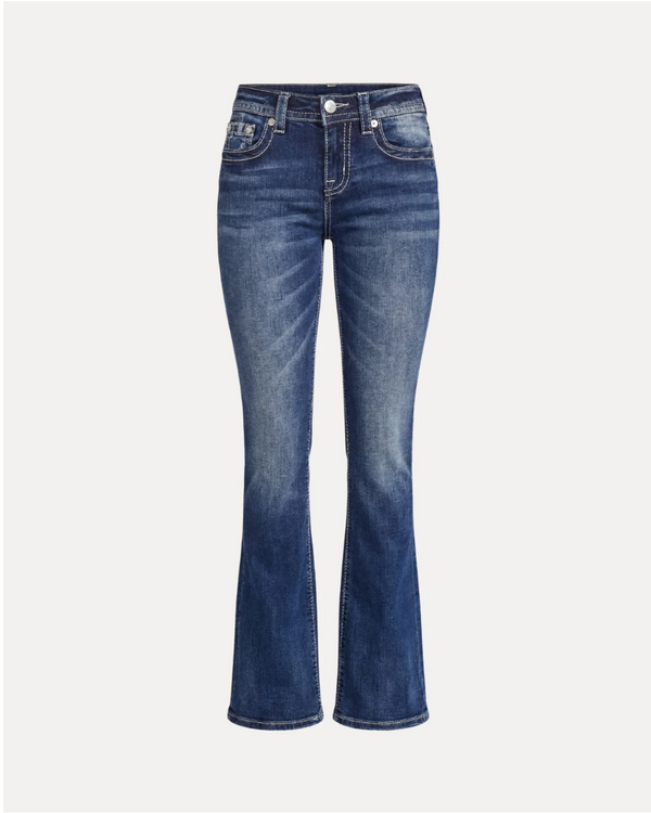 Embroided Flare Jeans