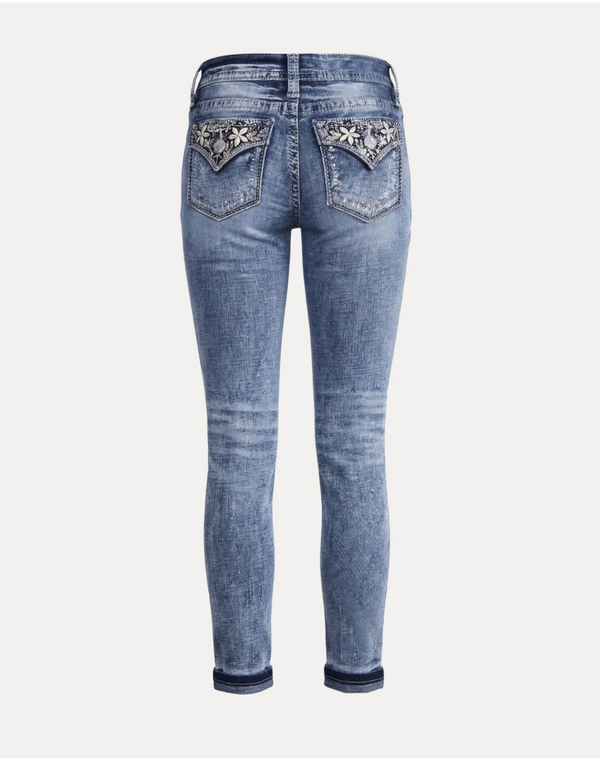 Midnight Bloom Jeans