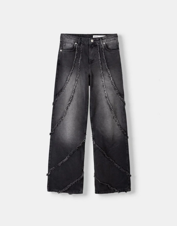 Baggy Jeans with Tassels