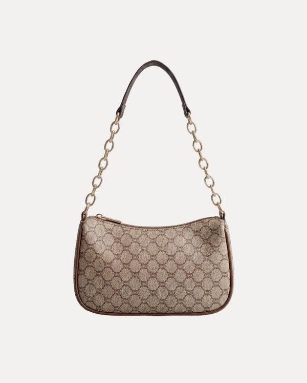 Chain Handle Baguette Bag