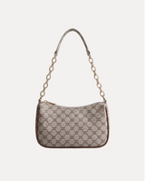 Chain Handle Baguette Bag