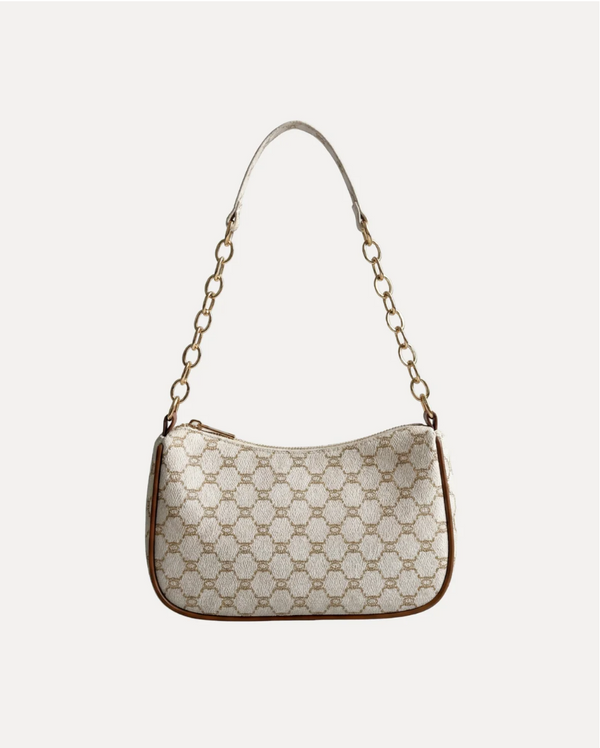 Chain Handle Baguette Bag