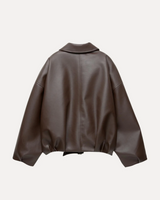 Belted Leather Jacket