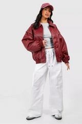 Leather Bomber Jacket