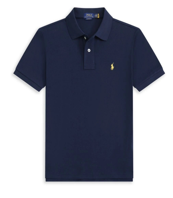 Heritage Crest Polo Shirt - Orange Back