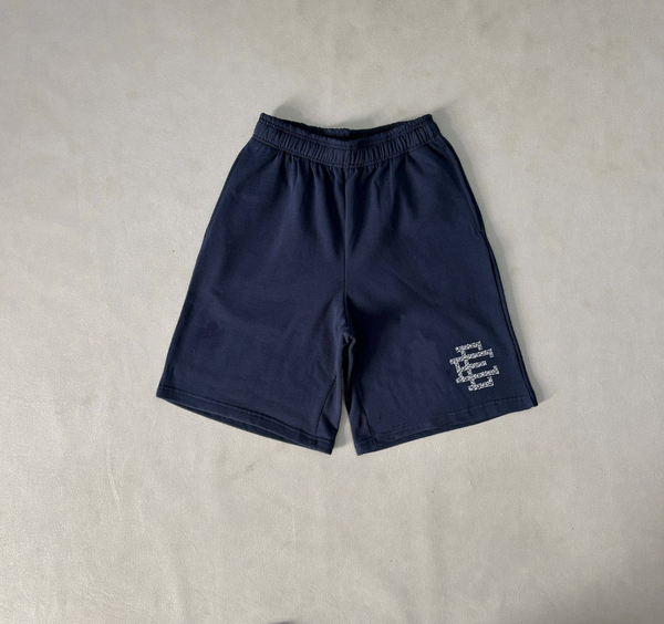 Rhinestone Logo Shorts