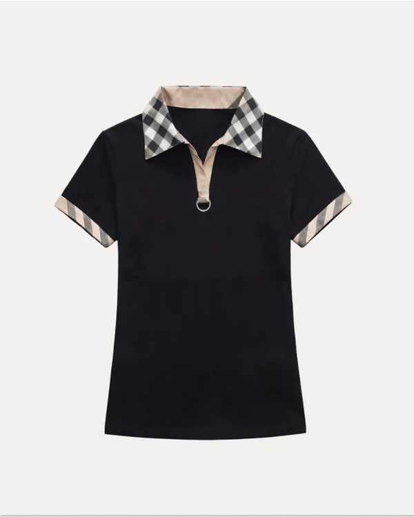 Checked Polo