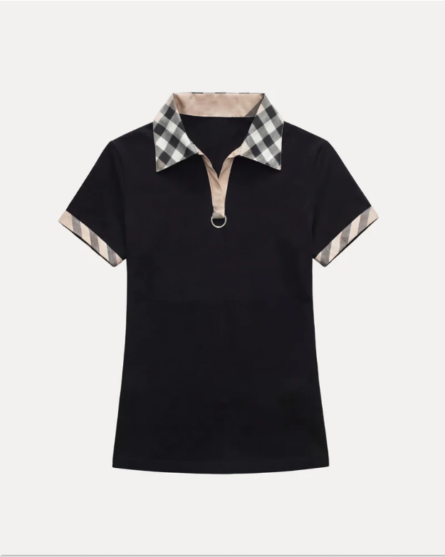 Checked Polo