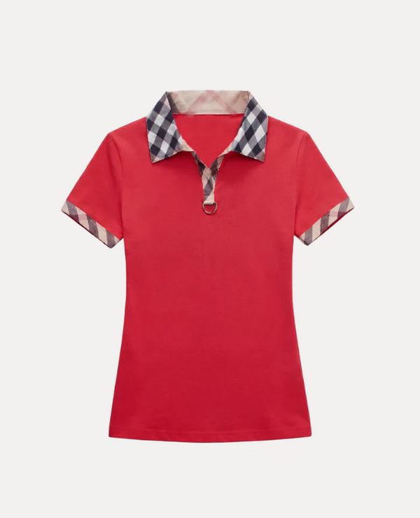 Checked Polo