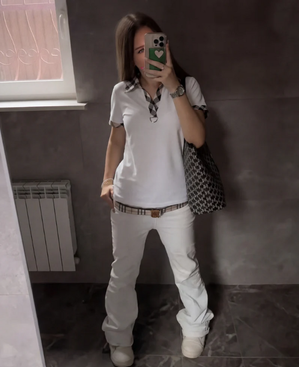 Checked Polo