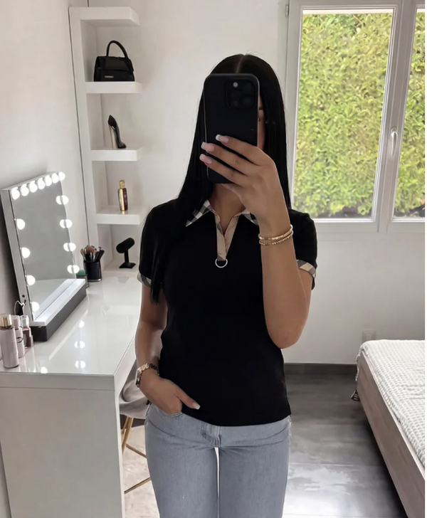 Checked Polo