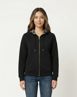 Checked Zip Hoodie