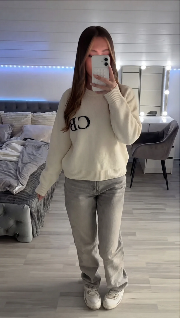 Varisty Knit Sweater
