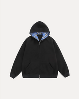 Chequerd Zip Hoodie