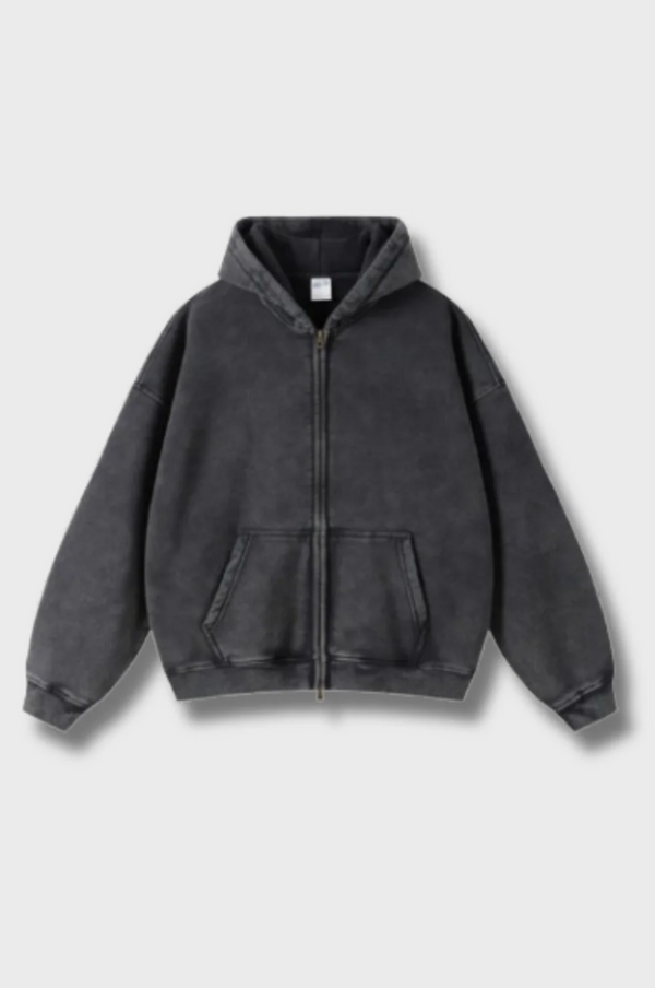Graphic Heavyweight Zipped Hoodie