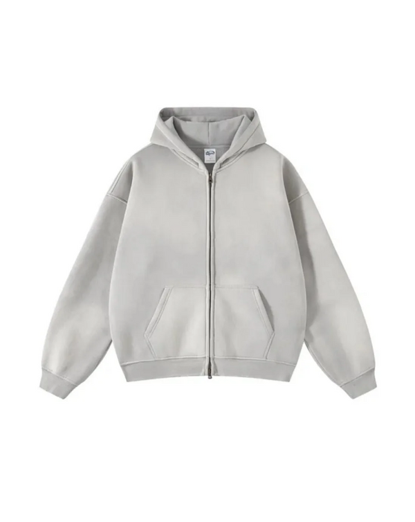 Graphic Heavyweight Zipped Hoodie
