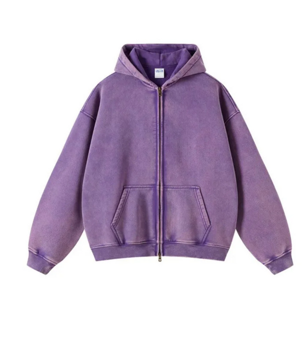 Graphic Heavyweight Zipped Hoodie