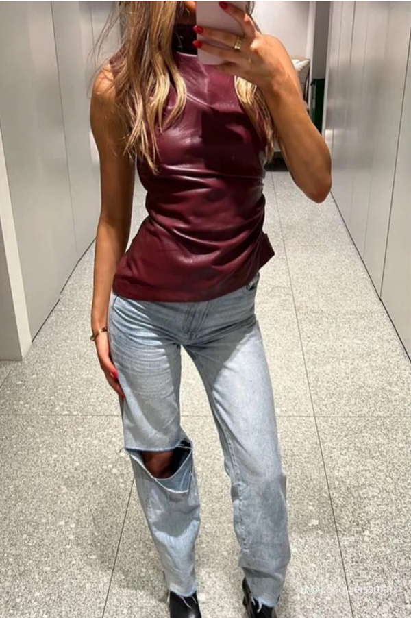 Burgundy Top