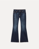 Low Rise Slime Flared Jeans