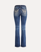 Embroided Flare Jeans