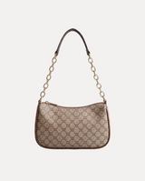 Chain Handle Baguette Bag