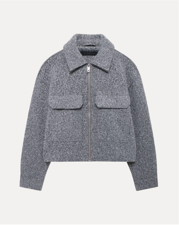Cropped Wool Jacket