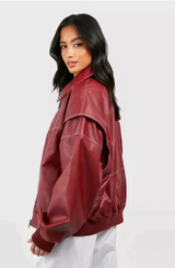 Leather Bomber Jacket