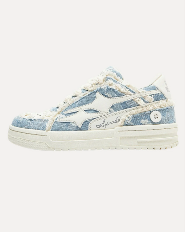 Denim Patch Low Sneaker