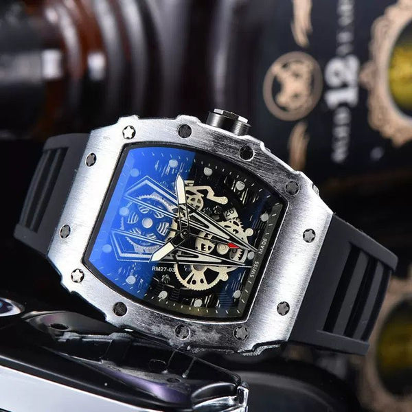 Stylische Skeleton Luxus-Uhr