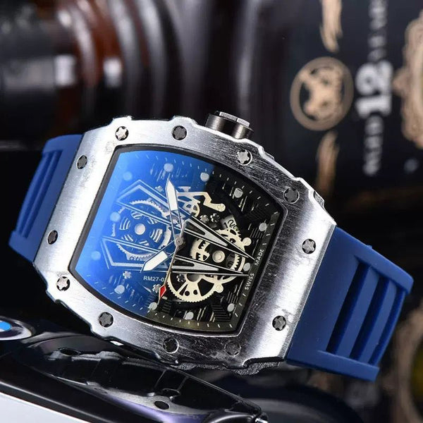 Stylische Skeleton Luxus-Uhr