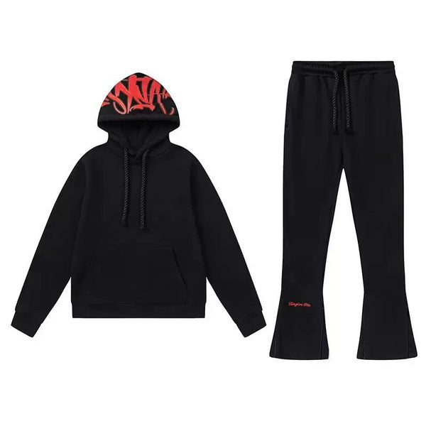 Stylisches Oversize Graffiti Hoodie Jogginghose Set