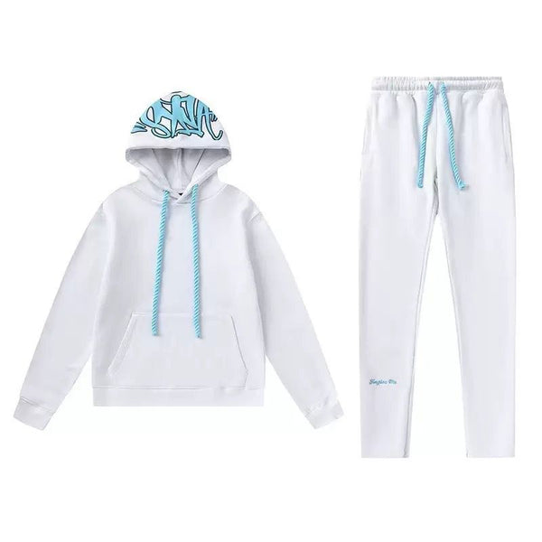 Stylisches Oversize Graffiti Hoodie Jogginghose Set