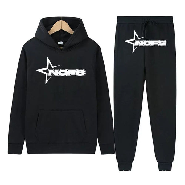 Stylisches NOFS Star Hoodie Jogginghose Set
