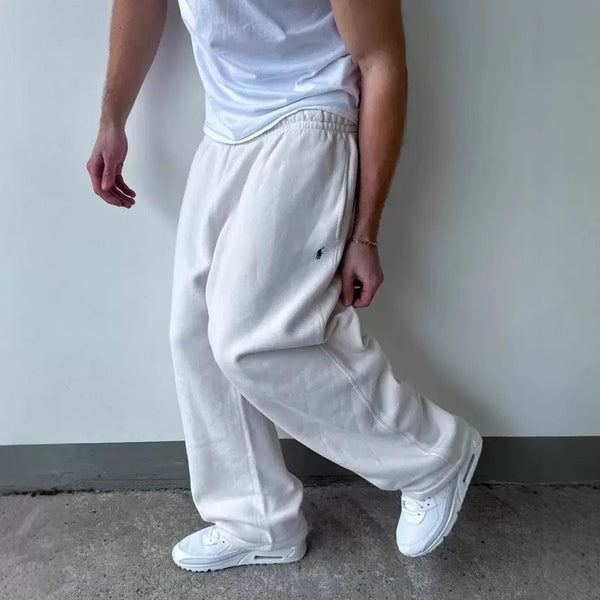 Stylische Wide Leg Polo Sweatpants
