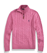 Noble Crest Knit Pullover Navy Blue Side View